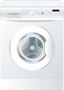 Åh nej, tvättmaskinen har gått sönder!